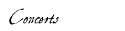 Concerts Menu