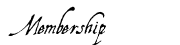Membership Menu